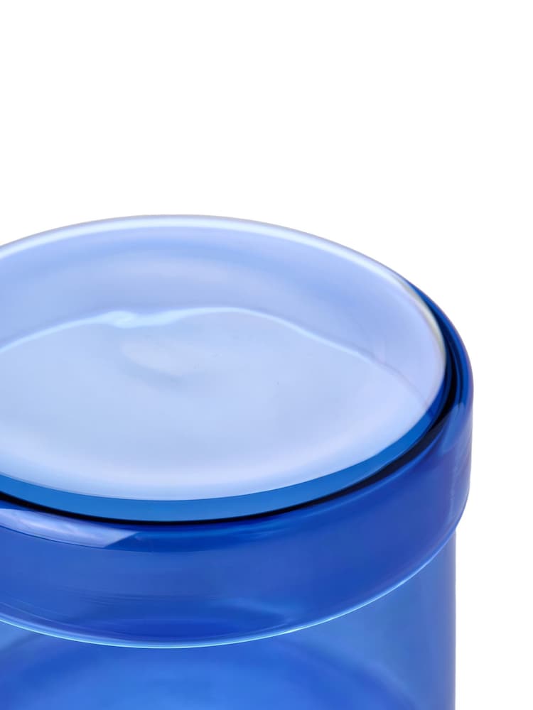 The Conran Shop Petrol Blue Lidded Storage Pot - Image 2 of 4
