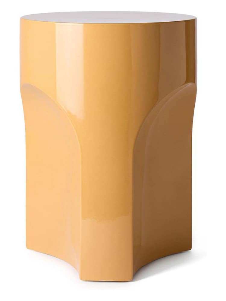 The Conran Shop Mustard Doric Side Table - Image 3 of 3 The Conran Shop Mustard Doric Side Table - Image 3 of 3