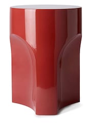 The Conran Shop Red Doric Side Table - Image 2 of 3