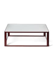 The Conran Shop Burgundy Aspect Coffee Table 90cm - Image 2 of 2