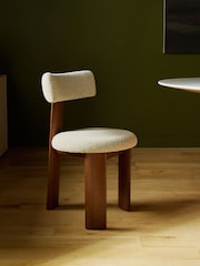 The Conran Shop Set of 2 Walnut Noisette Pip Dining Chairs - Image 1 of 6