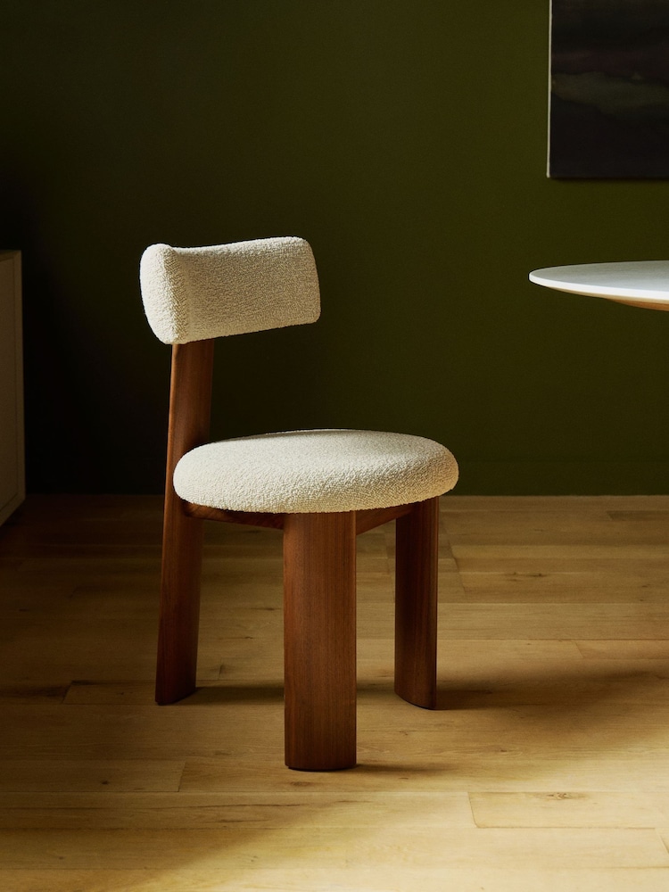 The Conran Shop Set of 2 Walnut Noisette Pip Dining Chairs - Image 1 of 6