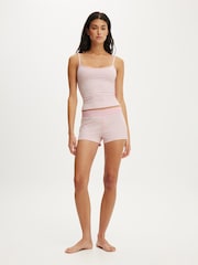 Cotton On Pink Dreamy Floral Soft Longline Cami & Boyshorts Set - Image 4 of 7