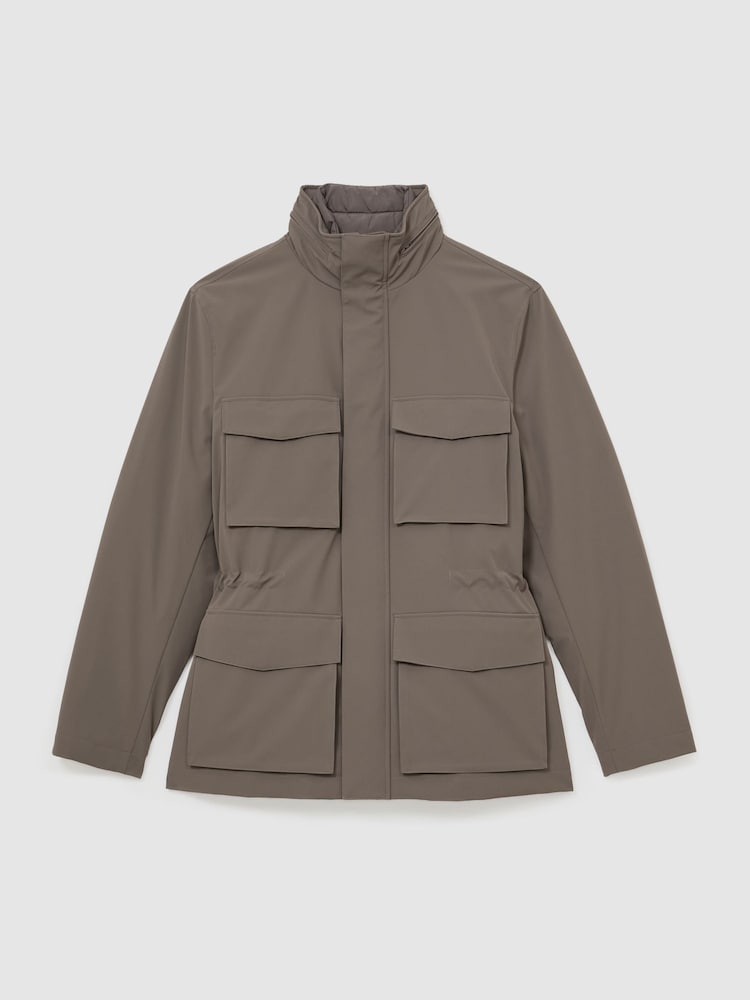 Սնկով շագանակագույն - Reiss Glick Four-Pocket Hooded Jacket with Removable Gilet - Պատկեր 2 8-ից Սնկով շագանակագույն - Reiss Glick Four-Pocket Hooded Jacket with Removable Gilet - Պատկեր 2 8-ից