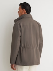Սնկով շագանակագույն - Reiss Glick Four-Pocket Hooded Jacket with Removable Gilet - Պատկեր 6 8-ից