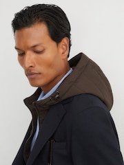 Reiss Boxer R-Flex Gilet-Insert Single-Breasted Blazer - Image 10 de 11
