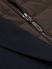 Reiss Boxer R-Flex Gilet-Insert Single-Breasted Blazer - Image 11 de 11
