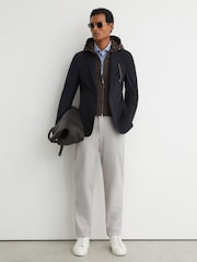Reiss Boxer R-Flex Gilet-Insert Single-Breasted Blazer - Image 4 de 11