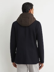 Reiss Boxer R-Flex Gilet-Insert Single-Breasted Blazer - Image 8 de 11