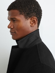 Negro - Abrigo Epsom de Botonadura sencilla, mezcla de lana Reiss Knight - Imagen 4 de 7