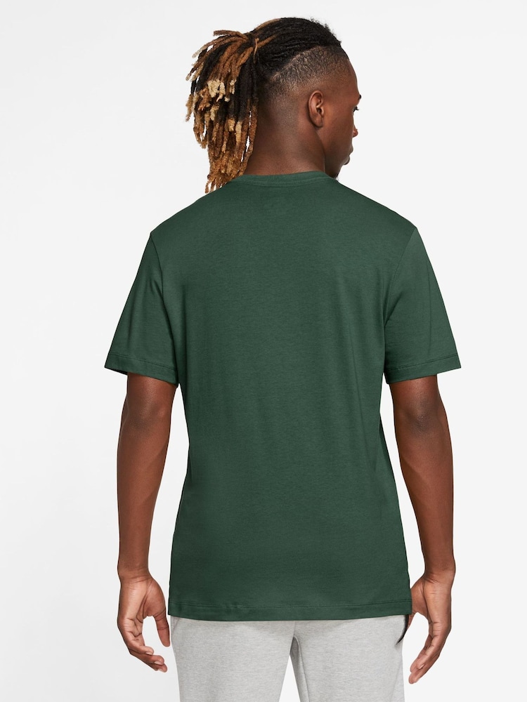 Nike Fir Green Short Sleeve Club T-Shirt - Image 2 of 3