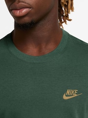 Nike Fir Green Short Sleeve Club T-Shirt - Image 3 of 3