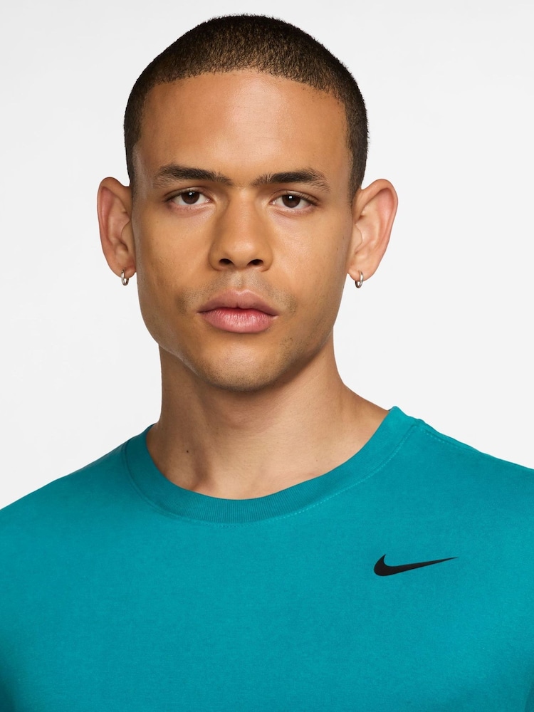 Azul Energia - Camiseta de treino Nike Dri-FIT - Imagem 3 de 3