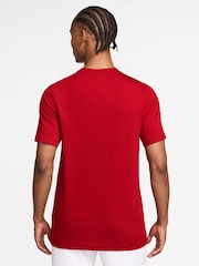 Nike Mystic Date Brown Short Sleeve Club T-Shirt - Image 2 of 3