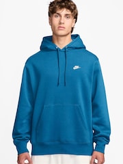 Nike Aurora Blue Club Pull Over Hoodie - Image 1 of 3