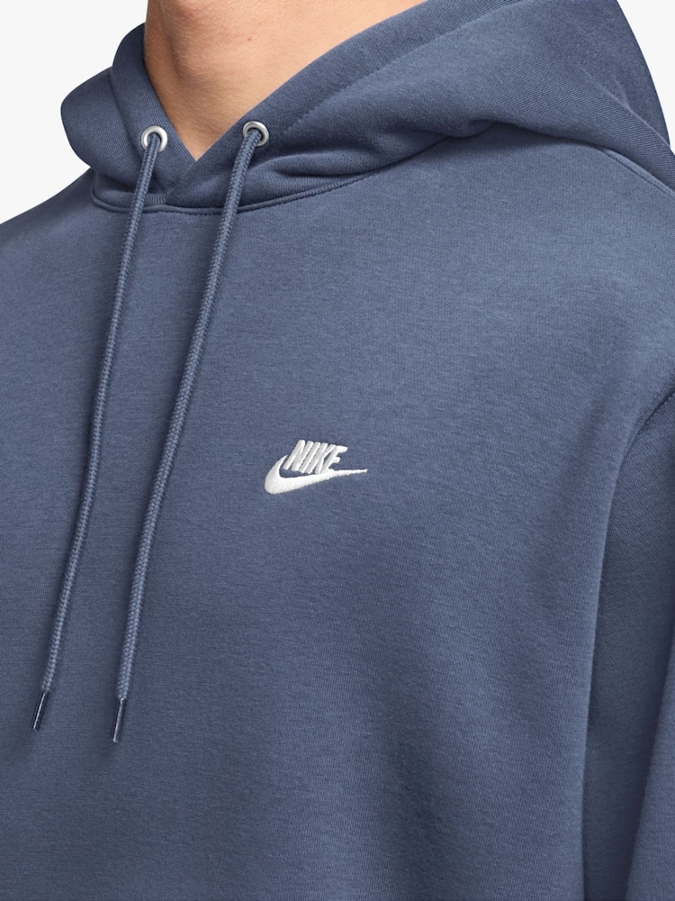 Nike Diffused Blue Club Pull Over Hoodie - Image 3 of 3 Nike Diffused Blue Club Pull Over Hoodie - Image 3 of 3