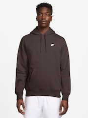 Nike Baroque Brown Club Pull Over Hoodie - Image 1 of 3