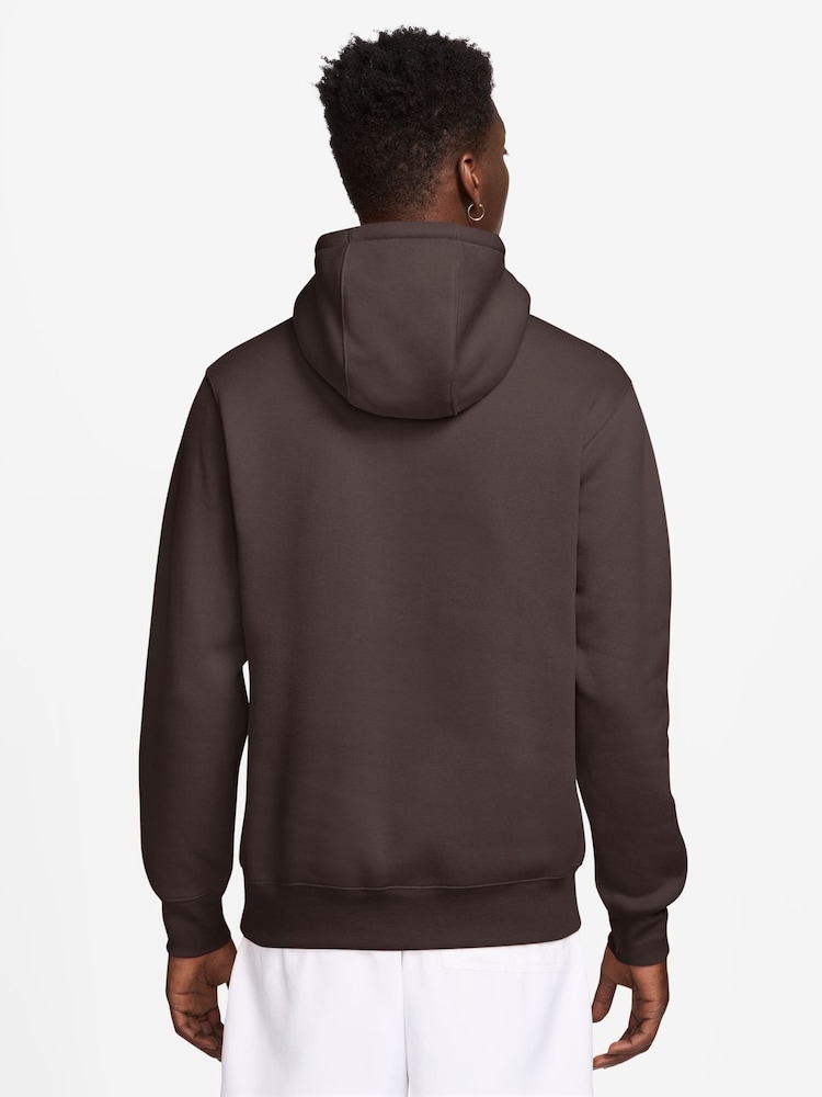 Nike Baroque Brown Club Pull Over Hoodie - Image 2 of 3 Nike Baroque Brown Club Pull Over Hoodie - Image 2 of 3
