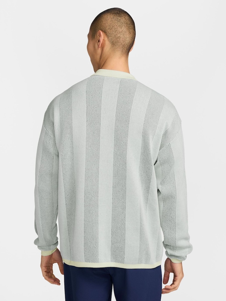 Nike White Fairway Fresh Knit Golf Polo Shirt - Image 2 of 3