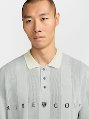 Nike White Fairway Fresh Knit Golf Polo Shirt - Image 3 of 3