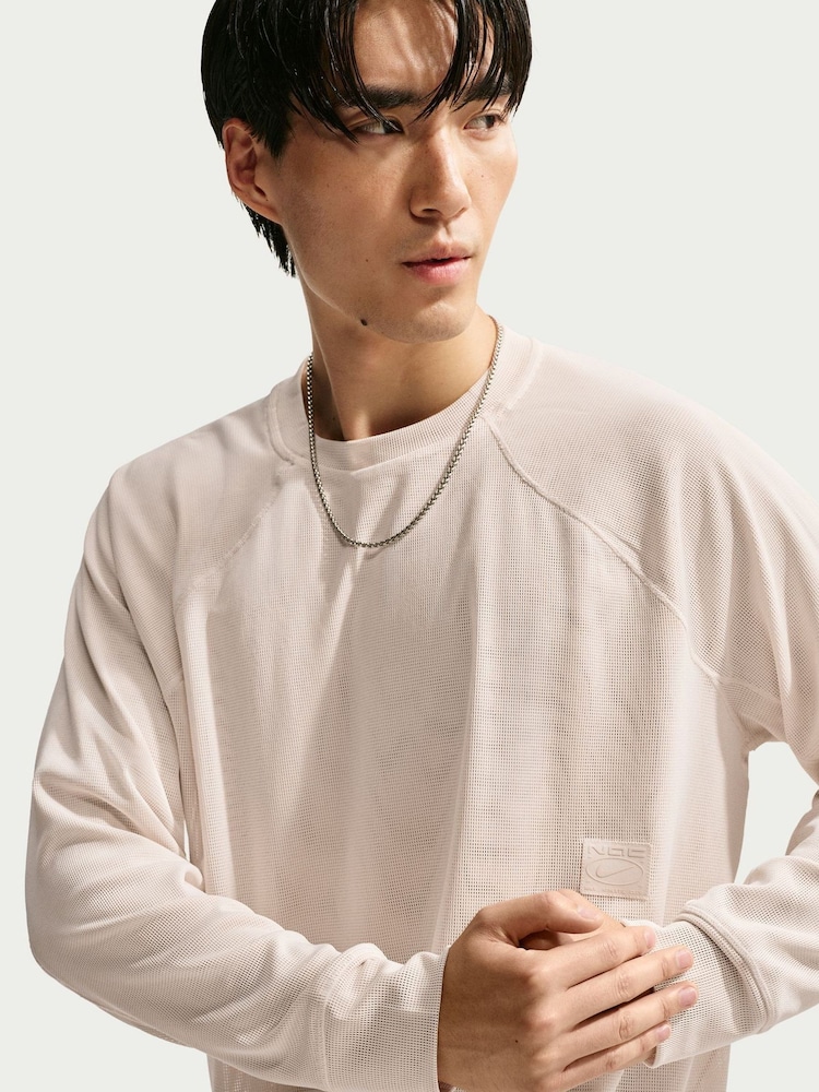 Nike White N.A.C. Dri-FIT Long-Sleeve T-Shirt - Image 5 of 5