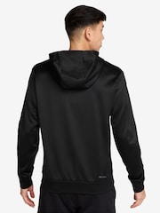 Sort - Nike Therma-FIT Flex Fleece Trænings-hættetrøje med lynlås - Billede 2 af 3
