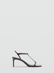 Mango Brown T-Bar Heels - Image 2 of 3