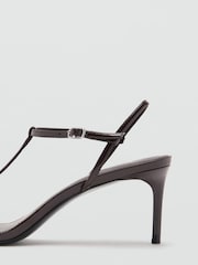 Mango Brown T-Bar Heels - Image 3 of 3