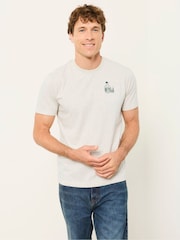 FatFace Short Sleeve Graphic T-Shirts - תמונה 3 מתוך 7