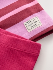 Pink/Purple Stripe Top and Leggings Set (3mths-7yrs) - Image 8 of 9