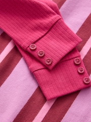 Pink/Purple Stripe Top and Leggings Set (3mths-7yrs) - Image 9 of 9