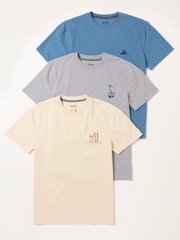 FatFace Ski Graphic T-Shirt - Bild 1 von 9
