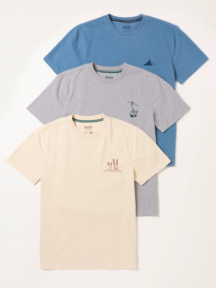 FatFace Ski Graphic T-Shirt - Bild 1 von 9 FatFace Ski Graphic T-Shirt - Bild 1 von 9