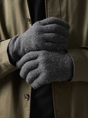 Grey Thinsulate Knitted Gloves - Image 1 of 5
