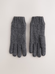 Grey Thinsulate Knitted Gloves - Image 3 of 5