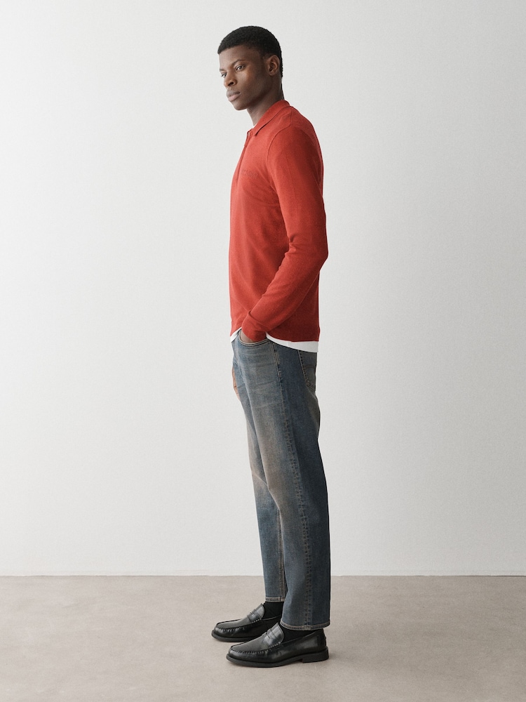 Dark Blue Slim Fit Motion Flex Jeans - Image 2 of 5 Dark Blue Slim Fit Motion Flex Jeans - Image 2 of 5