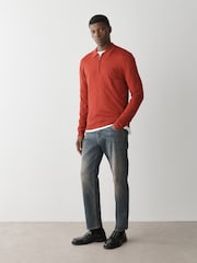 Dark Blue Slim Fit Motion Flex Jeans - Image 3 of 5