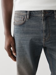 Dark Blue Slim Fit Motion Flex Jeans - Image 5 of 5