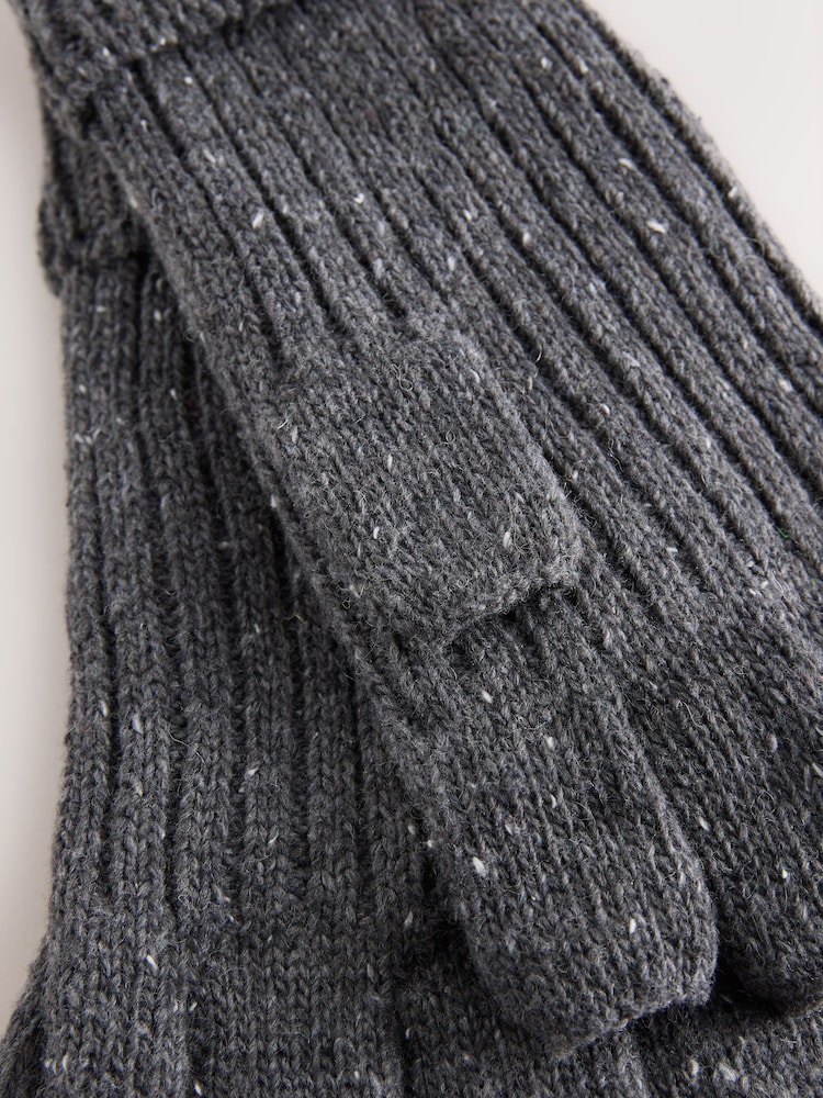 Grey Fingerless Thinsulate Gloves - Image 3 of 3 Grey Fingerless Thinsulate Gloves - Image 3 of 3