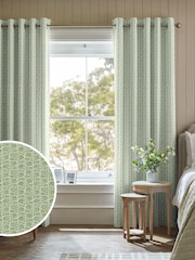 Pistachio Green Eliza Made to Measure Curtains - Image 1 of 9