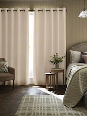 Natural Josie Stripe Made to Measure Curtains - Image 2 of 10