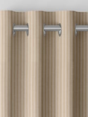 Natural Josie Stripe Made to Measure Curtains - Image 9 of 10