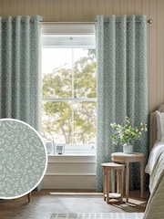 Sage Green Shelby Made to Measure Curtains - Image 1 of 9