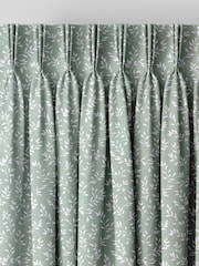 Sage Green Shelby Made to Measure Curtains - Image 5 of 9