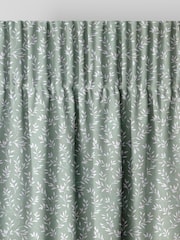 Sage Green Shelby Made to Measure Curtains - Image 6 of 9