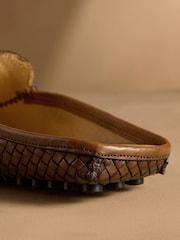 Russell & Bromley Tan Brown Cubeck Shoes - Image 6 of 7