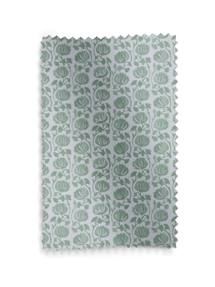 Seafoam Blue Eliza Made to Measure Curtains - Image 9 of 9 Seafoam Blue Eliza Made to Measure Curtains - Image 9 of 9