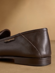 Russell & Bromley Brown Snaffle Loafers - Image 6 of 7