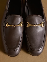 Russell & Bromley Brown Snaffle Loafers - Image 7 of 7