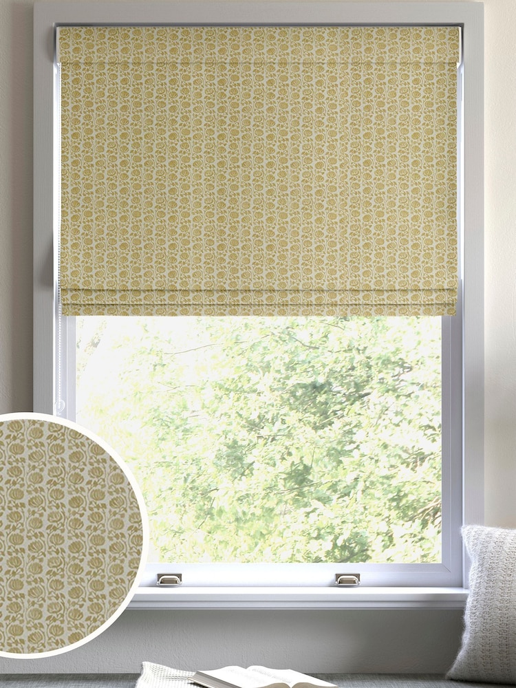 Maize Yellow Eliza Made to Measure Roman Blind - Image 1 of 7 Maize Yellow Eliza Made to Measure Roman Blind - Image 1 of 7